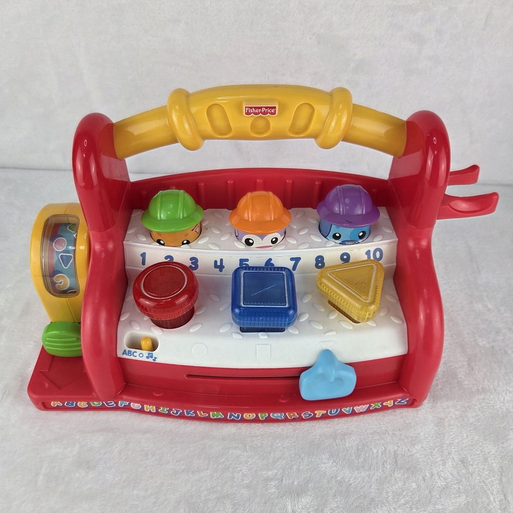 Vintage 2004 Fisher Price Laugh Learn Learning Toolbench G6167 Tested READ